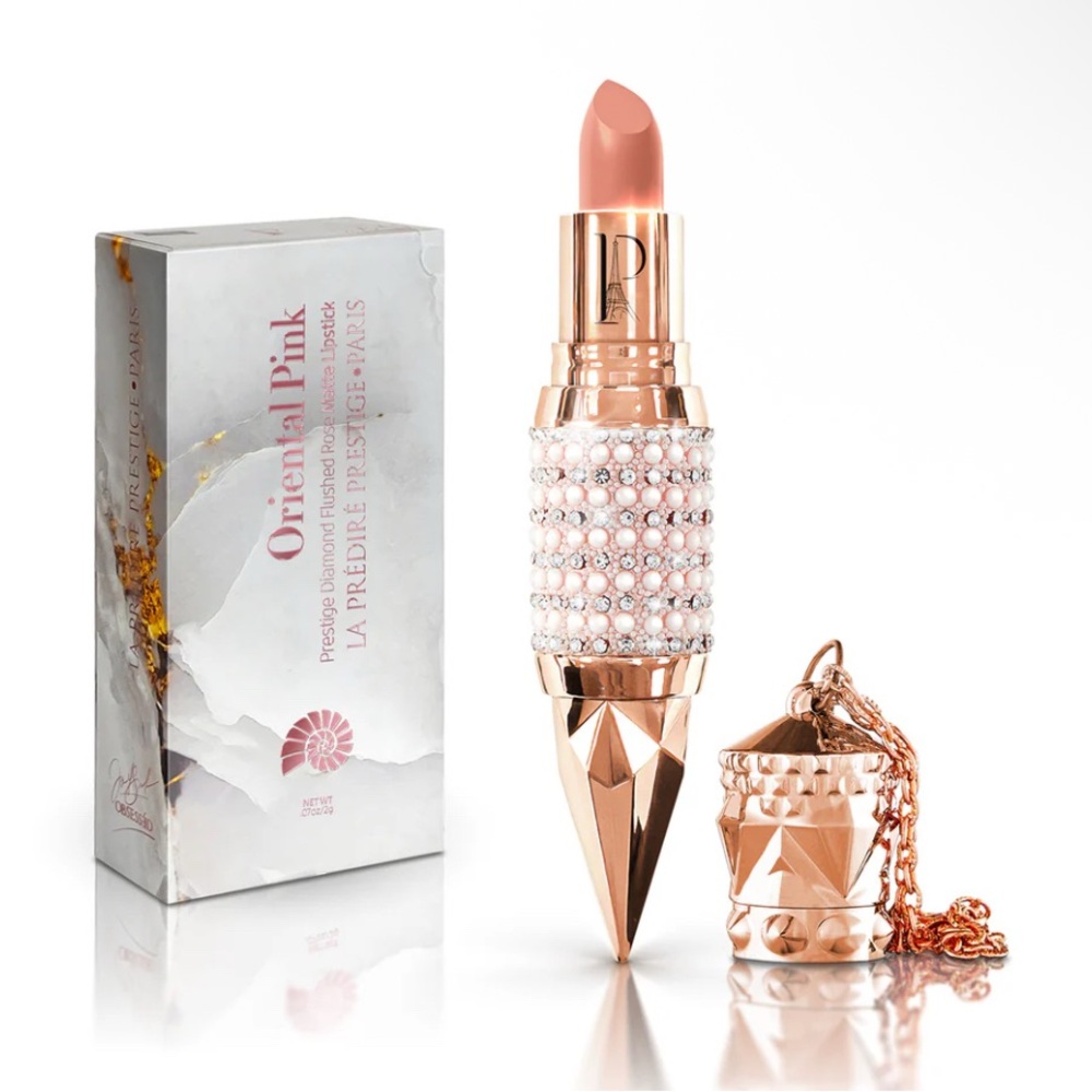 La Predire Prestige Paris Diamond Matte Lipstick in Oriental Pink